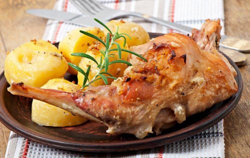 Rabbit is one of the most traditional meats.