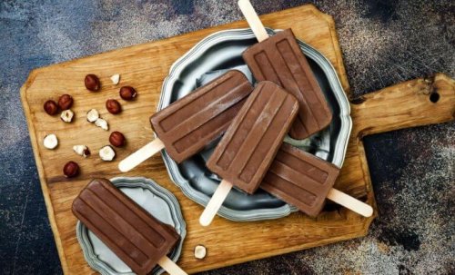 Chocolate ice cream bars