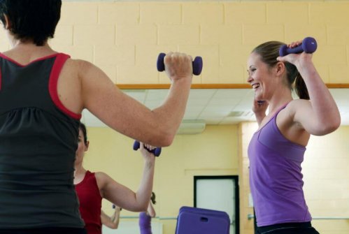 Use dumbbells instead of quitting the gym.