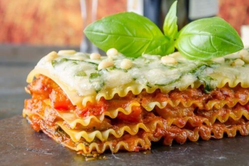 Low calorie vegetarian lasagna