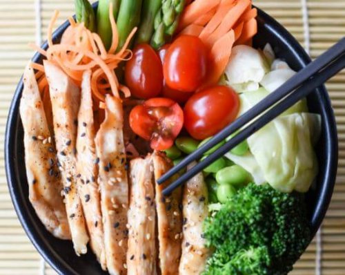 A low fat chicken salad is a great way to avoid intestinal problems