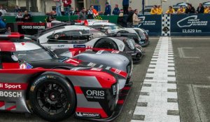 A professional car race
