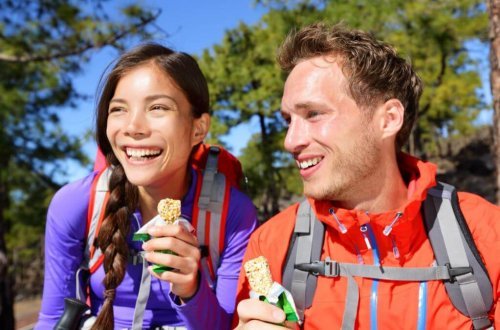 You should accompany energy bars with water.