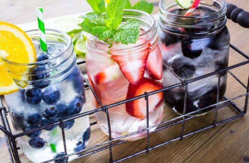 flavored water