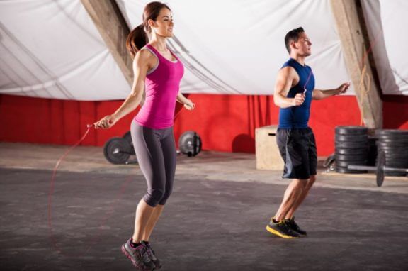 Burn Calories by Jumping Rope 100 Times per Minute