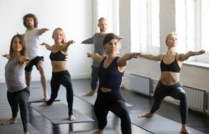 People integrating Martial Arts and Yoga.