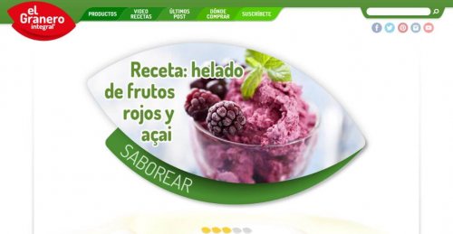 El granero integral has many healthy recipes for you.