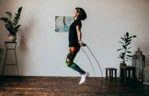 Jumping Rope at Home