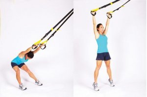 back extension TRX routine