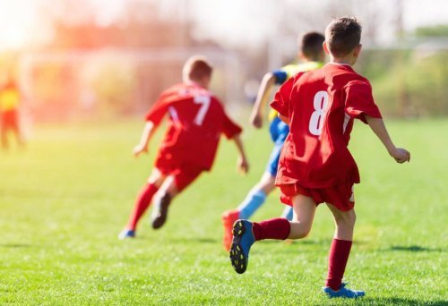 Children who play soccer can consume up to 540 calories per day.