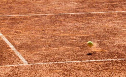 Red clay courts are made from crushed brick