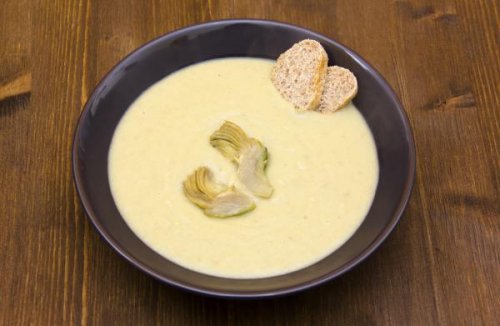 Try the artichoke puree