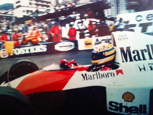 Senna was world champion in 1990.