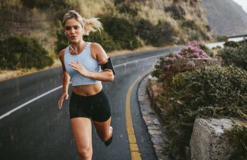 woman running