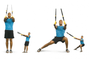 TRX routine squat
