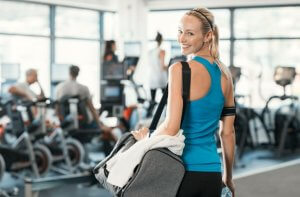 beginners fitness routine, gym, women