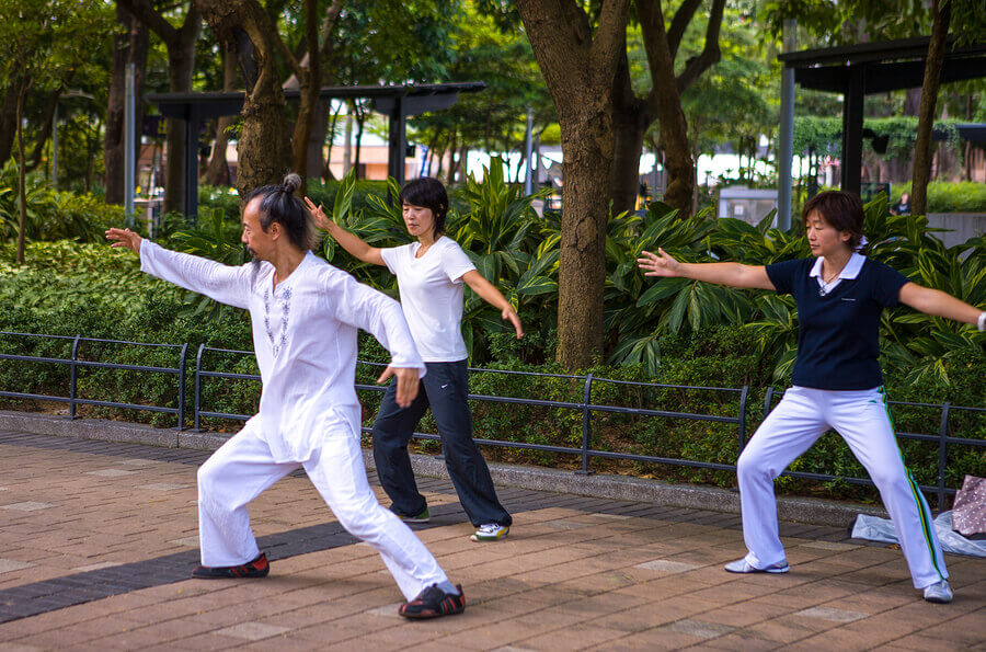 Tai chi exercise