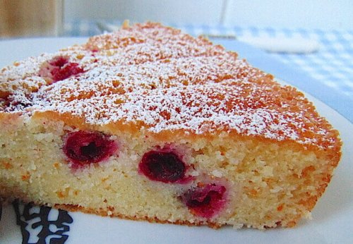 Cranberry cake slice benefits of cranberries