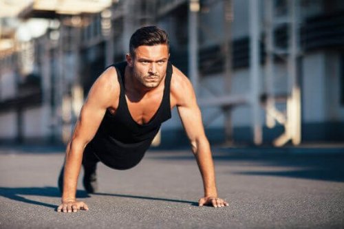 Push-ups to Work your Triceps and Main Chest Muscles