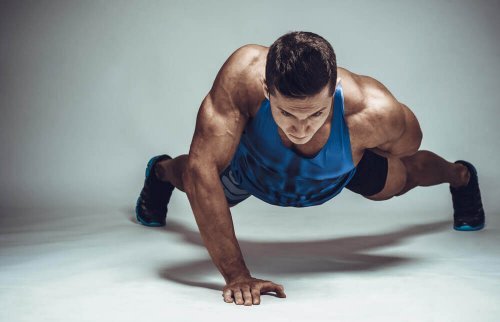 One-armed push-ups are very hard to do.