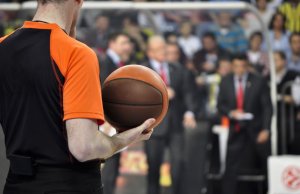 Referee mistakes in basketball.