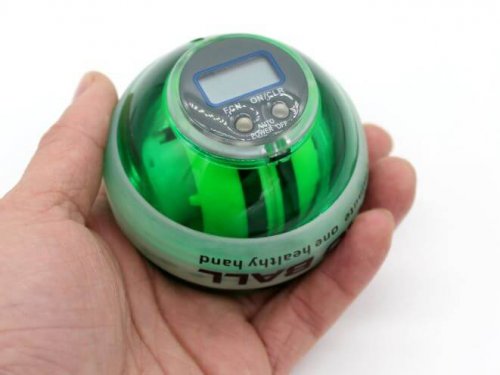 Triceps exercises with the Power Ball