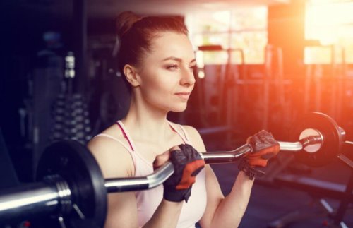 Bicep curls are done with a supination grip.