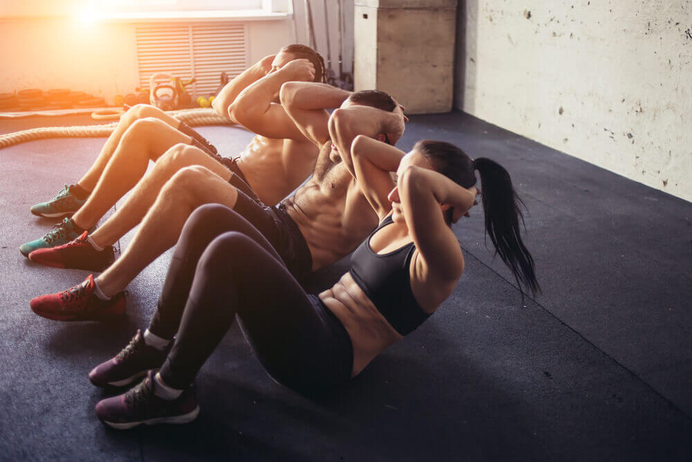 Abdominal cardio workout
