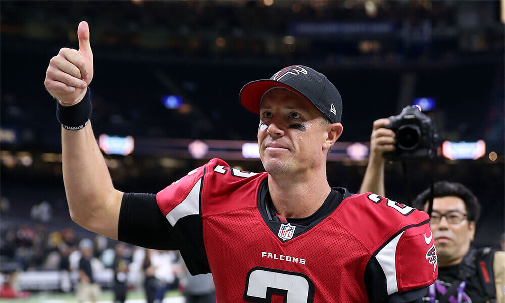 Matt ryan thumbs up