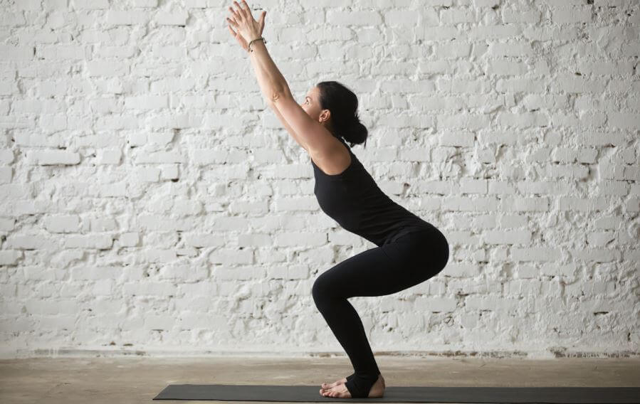 Woman exercising