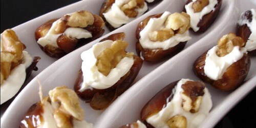 Cheese-stuffed dates