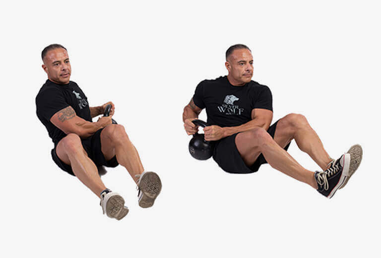 6 Core Exercises with Kettlebells Fit People
