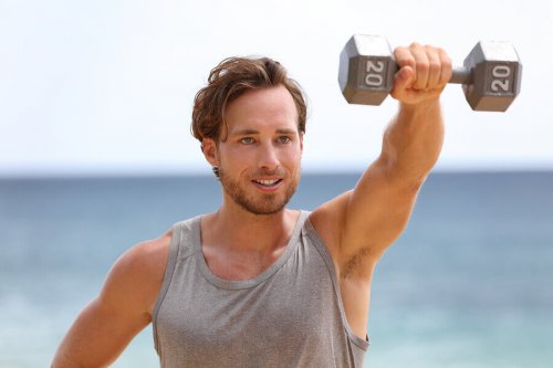 4-Exercises and Shoulder Routine with a Dumbbell