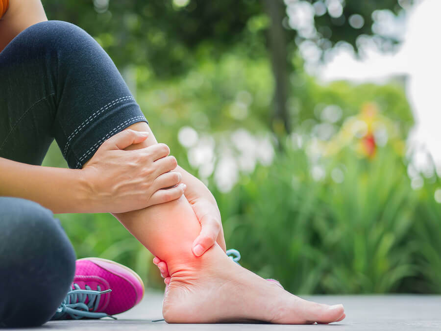 leg injuries sprained ankle
