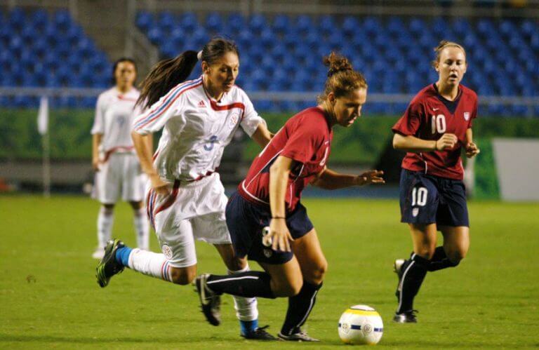Two teams playing in a previous Women s World Cup