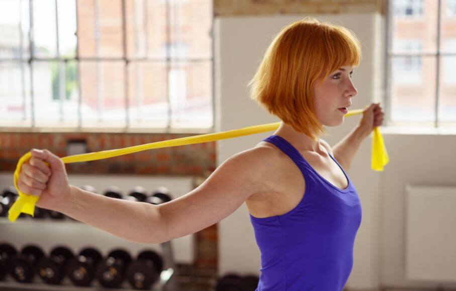 stretching shoulder band