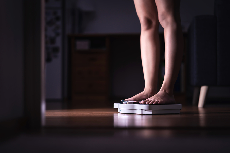 weighing yourself