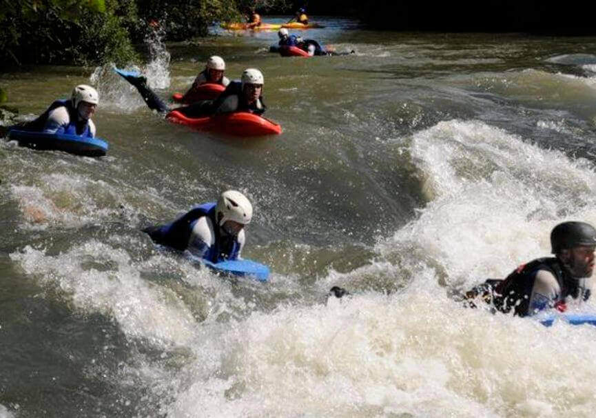 adventure sports riverboarding