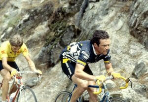 The French cyclist Bernard Hinault is one of the most prominent names in the history of cycling.