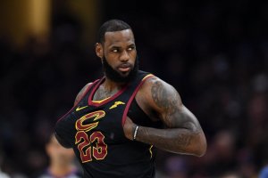 James during his time playing with the Cleveland Cavaliers.