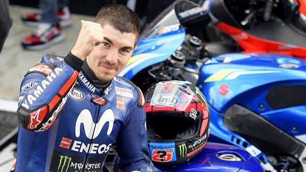 Maverick Viñales during as one of the candidates to win the motor GP title in 2019