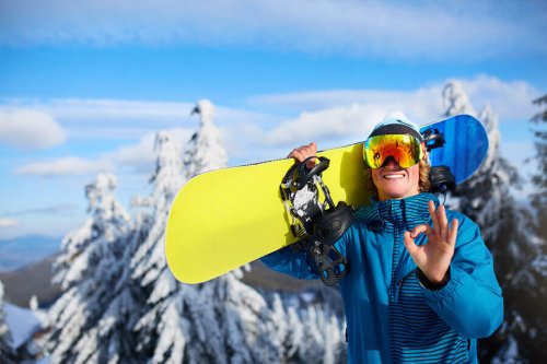 Snowboarding releases endorphins.