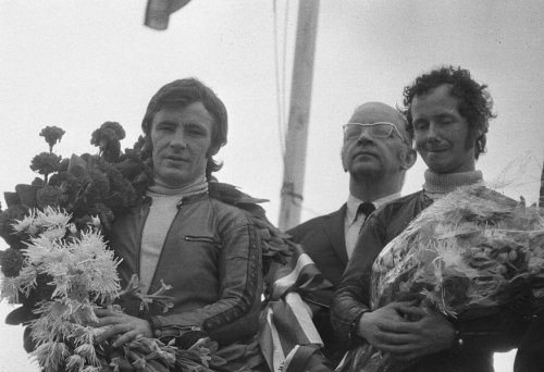 Angel Nieto wins a race.