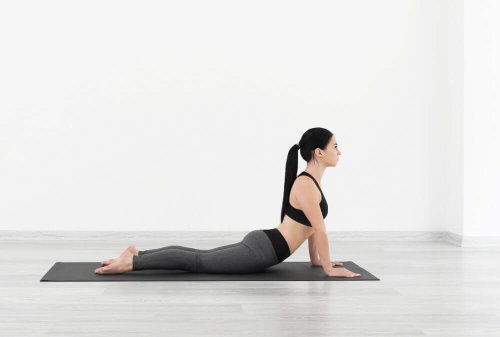 Cobra pose.