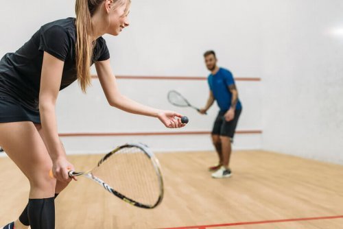 Squash will get your heart pumping. 