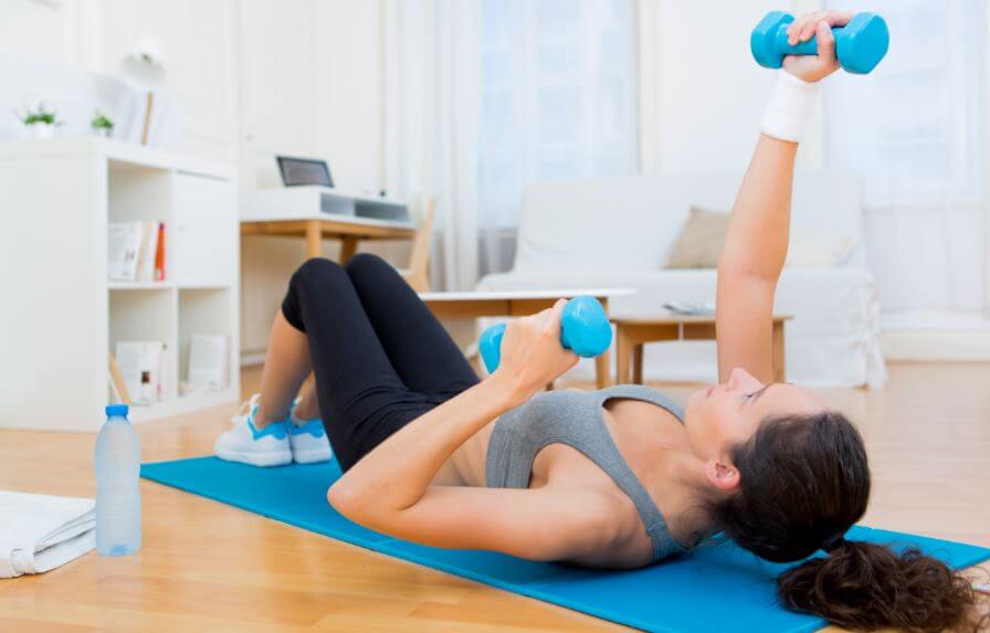 Woman working out