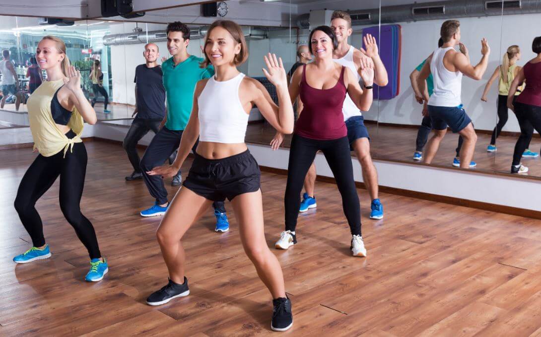 Women zumba class