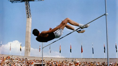 Dick Fosbury made his jump in the 1968 Olympic Games in Mexico.