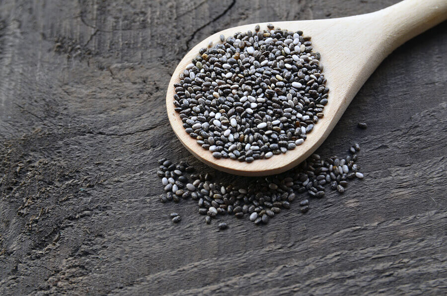 Chia seeds are also high in omega 3