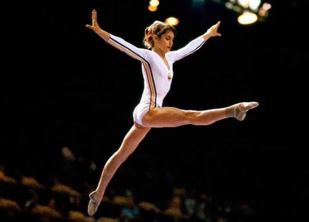Nadia CComaneci holds one of the longest standing sports records in history
